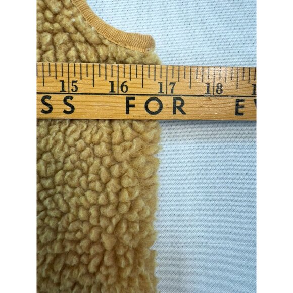 J. Crew Womens Sherpa Fleece Vest XXS Tan Cozy Outerwear - Picture 7 of 10